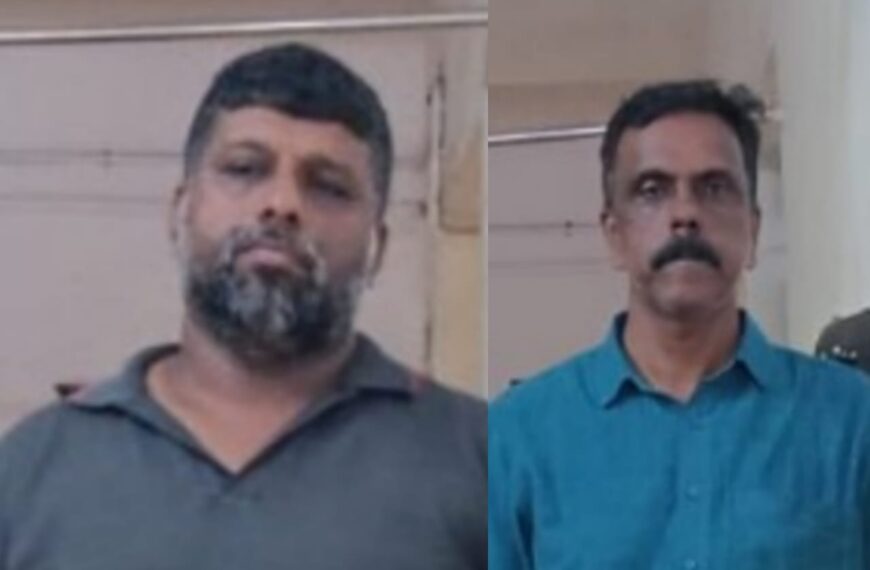 നടരാജ വിഗ്രഹം വീട്ടിൽ വെച്ചാൽ ഐശ്വര്യമുണ്ടാവുമെന്ന് വിശ്വസിപ്പിച്ച് ലക്ഷക്കണക്കിന് രൂപ തട്ടിപ്പ് നടത്തിയ കേസിൽ 2 പേർ അറസ്റ്റിൽ