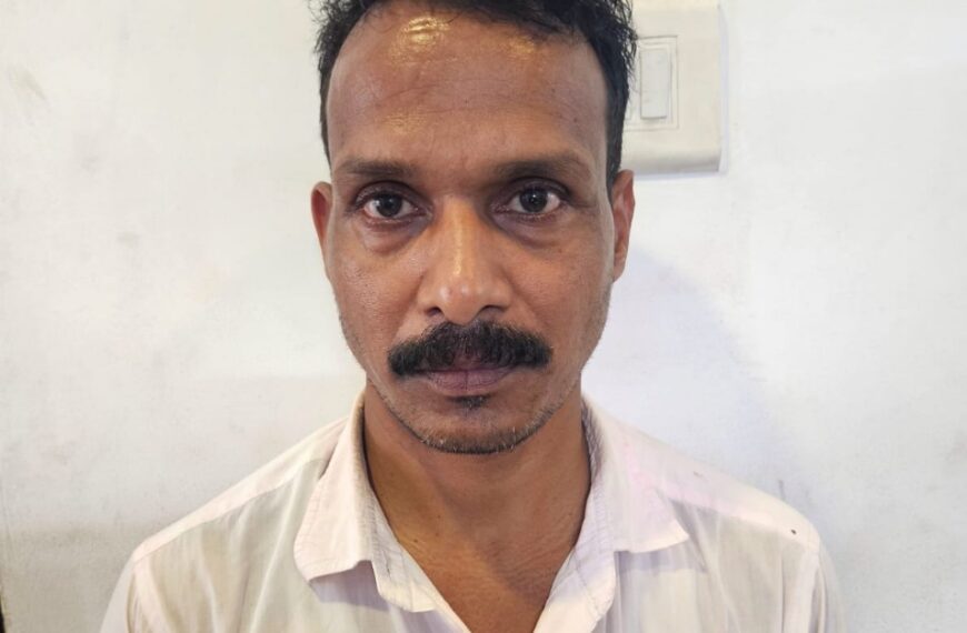 “ജനകീയം ഡി ഹണ്ട്” ന്റെ ഭാഗമായുള്ള പരിശോധനയിൽ നിരോധിത പുകയില ഉത്പന്നവുമായി ഉത്തർപ്രദേശ് സ്വദേശി അറസ്റ്റിൽ