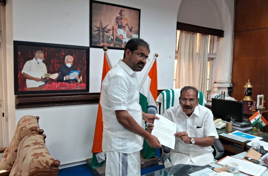 വനംവകുപ്പ് മന്ത്രി എ കെ ശശീന്ദ്രന് സനീഷ്‌കുമാർ ജോസഫ് എം എൽ എ കത്ത് നൽകി