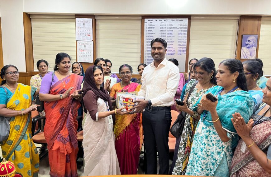 മീറ്റ് ദ കളക്ടറിൽ അതിഥികളായി അങ്കണവാടി അധ്യാപകർ