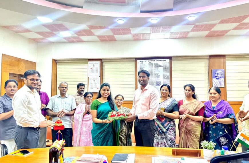 ജില്ലയിൽ പുതിയ അസിസ്റ്റന്റ് കളക്ടറായി ചുമതലയേറ്റ കുമാരി സ്വാതി റാത്തോറിന് ആശംസകൾ
