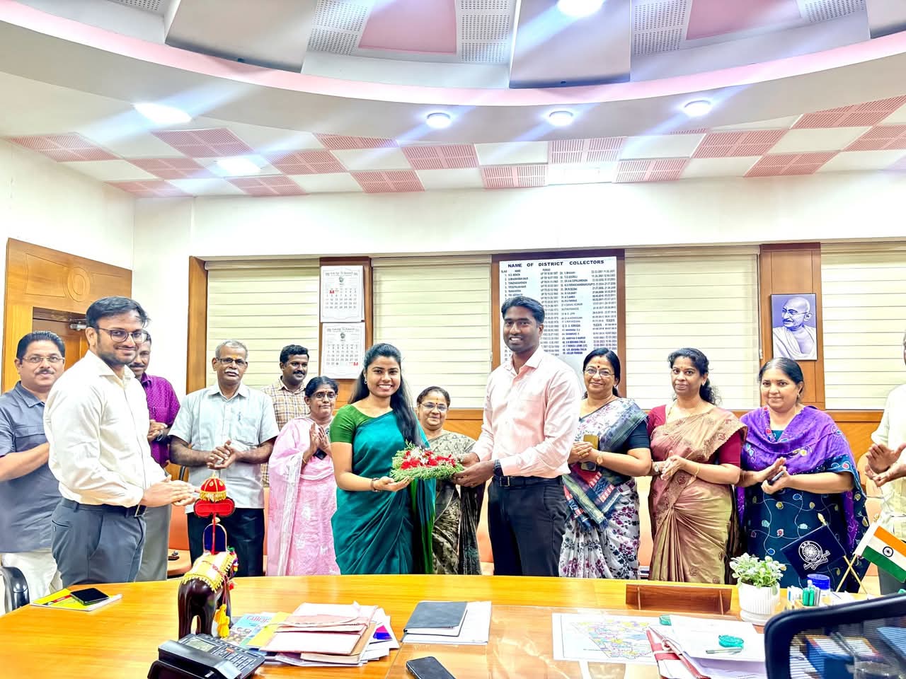 ജില്ലയിൽ പുതിയ അസിസ്റ്റന്റ് കളക്ടറായി ചുമതലയേറ്റ കുമാരി സ്വാതി റാത്തോറിന് ആശംസകൾ